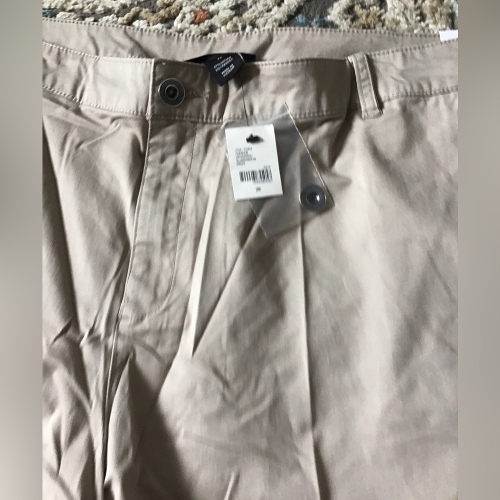 LOWEST🌺 NWT LANE BRYANT Sz28 KHAKI COTTON & SPANDEX SHORTS - Picture 6 of 9